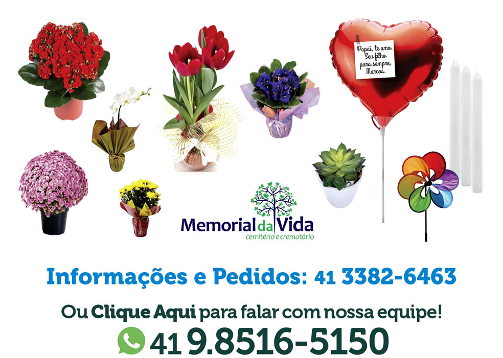 Faça sua homenagem a distância ou antecipe os pedidos de Finados